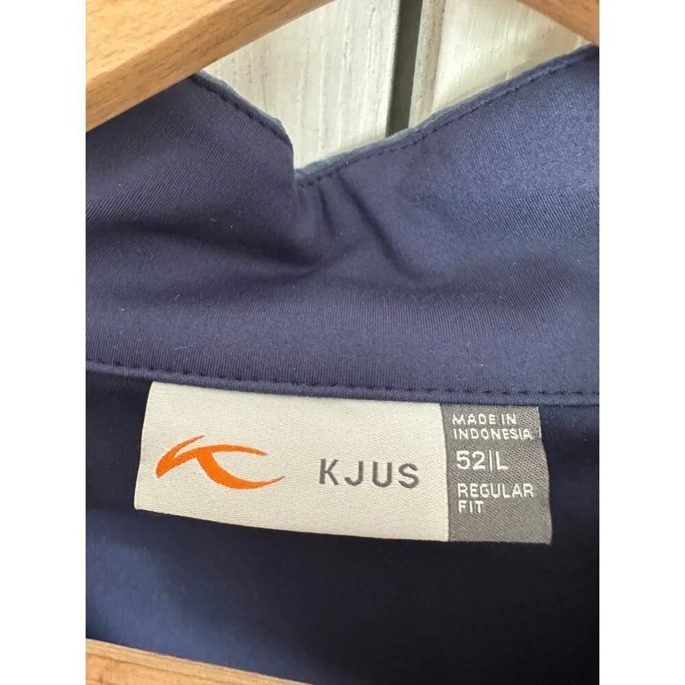 KJUS Men's 52/L Rowan Insulated Vest Blue NEW Golf